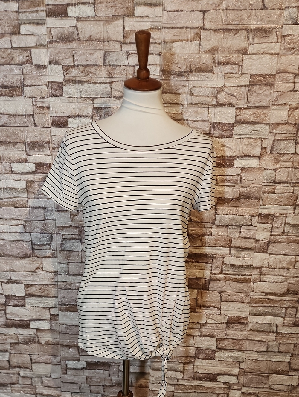 Simply Vera Vera Wang Classic Striped Women's Top